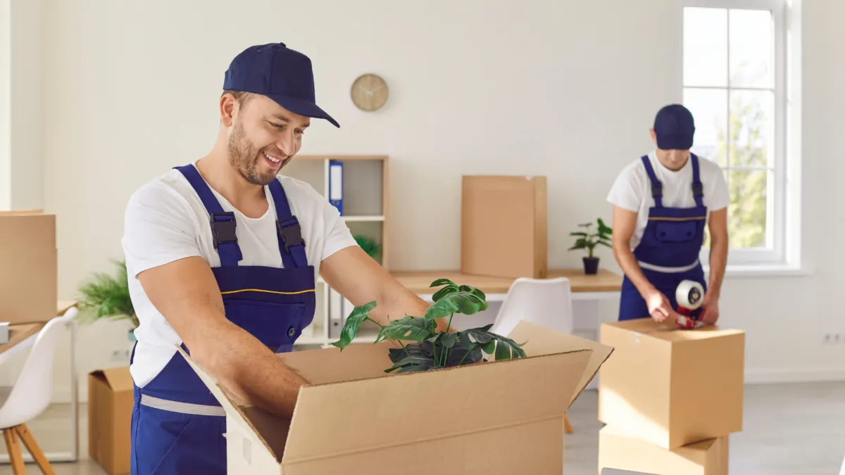 Einpackservice in Kilchberg ZH – Umzugsprofi verpackt Hausrat sorgfältig beim Umzug älterer Eltern in eine Alterswohnung